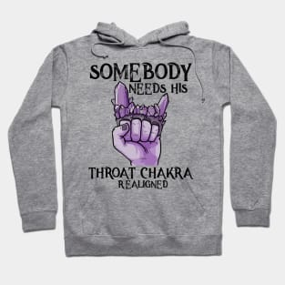 Yoga Chakra Brass Knuckles Funny Meditation Zen Statement Hoodie